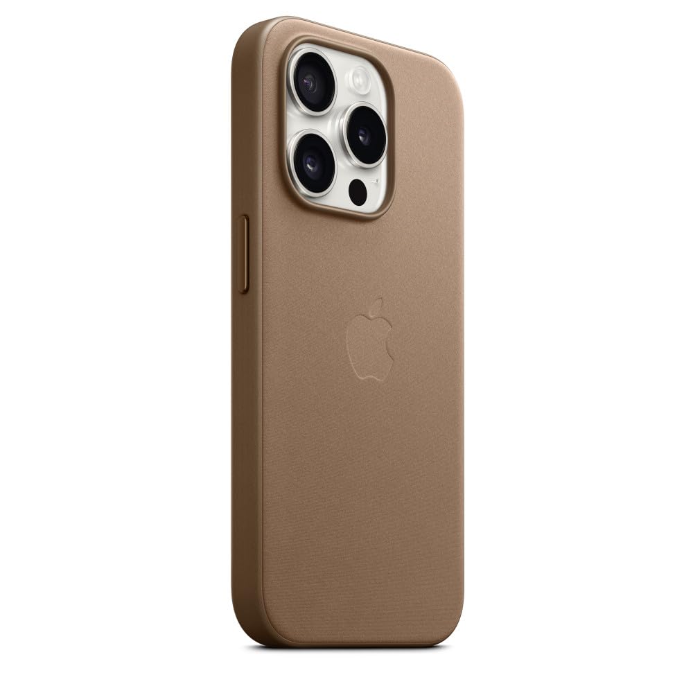 Apple FineWoven Custodia iPhone 15 Pro Grigio Talpa MagSafe