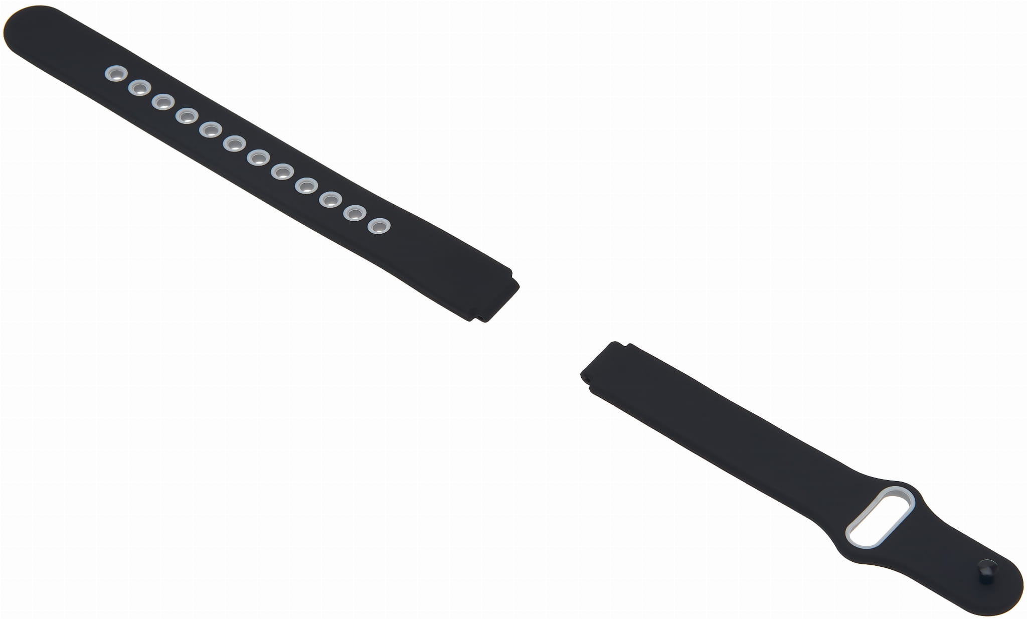 Garett Fit Audio cinturino nero-grigio silicone 9 mm