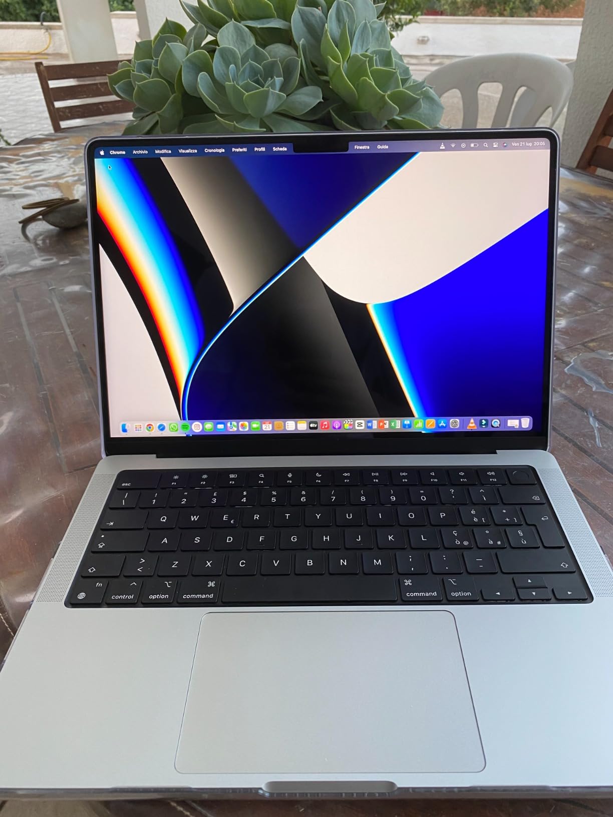 Apple MacBook Pro 14 2021 M1 Pro notebook 16GB 1TB argento