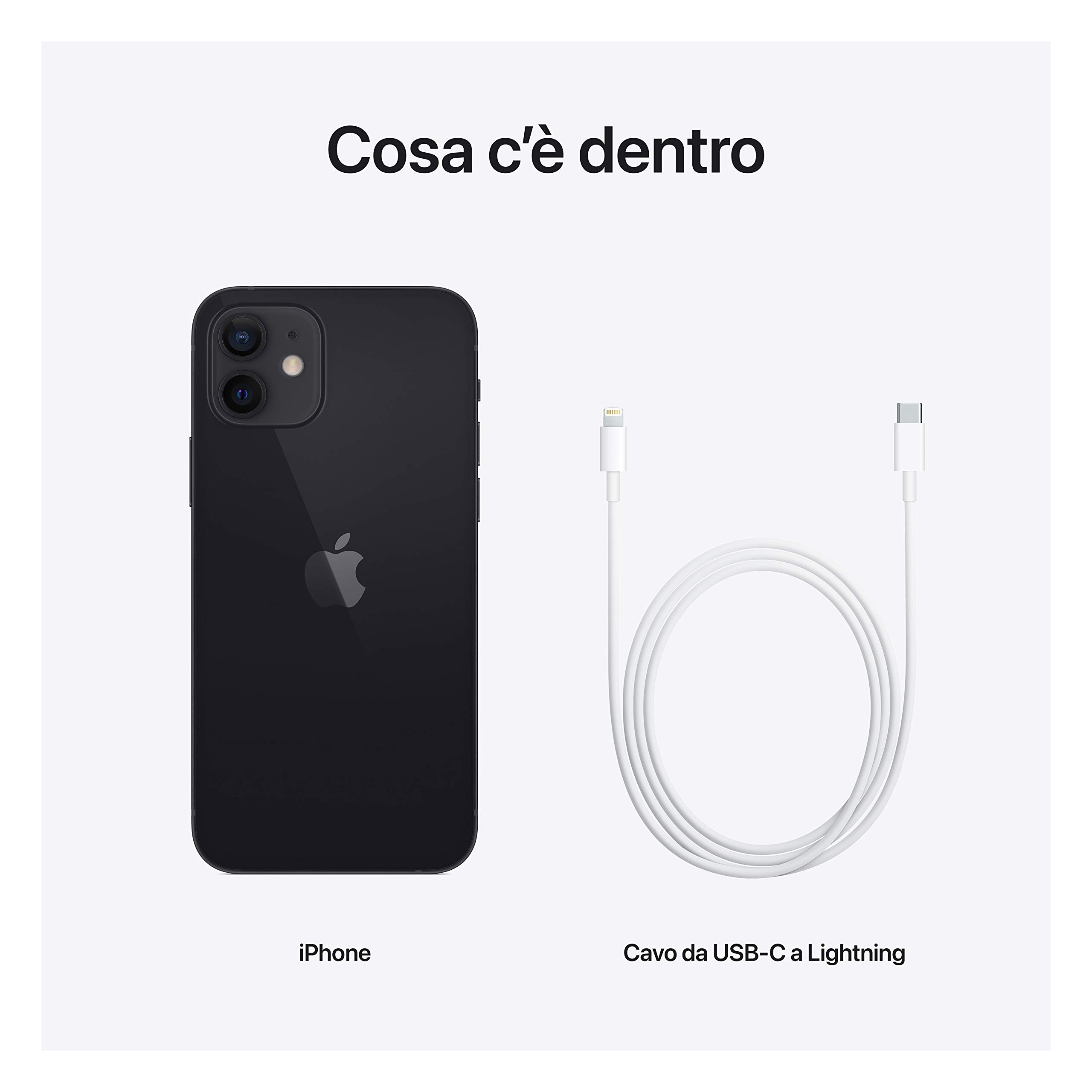Apple iPhone 12 256GB smartphone nero 5G