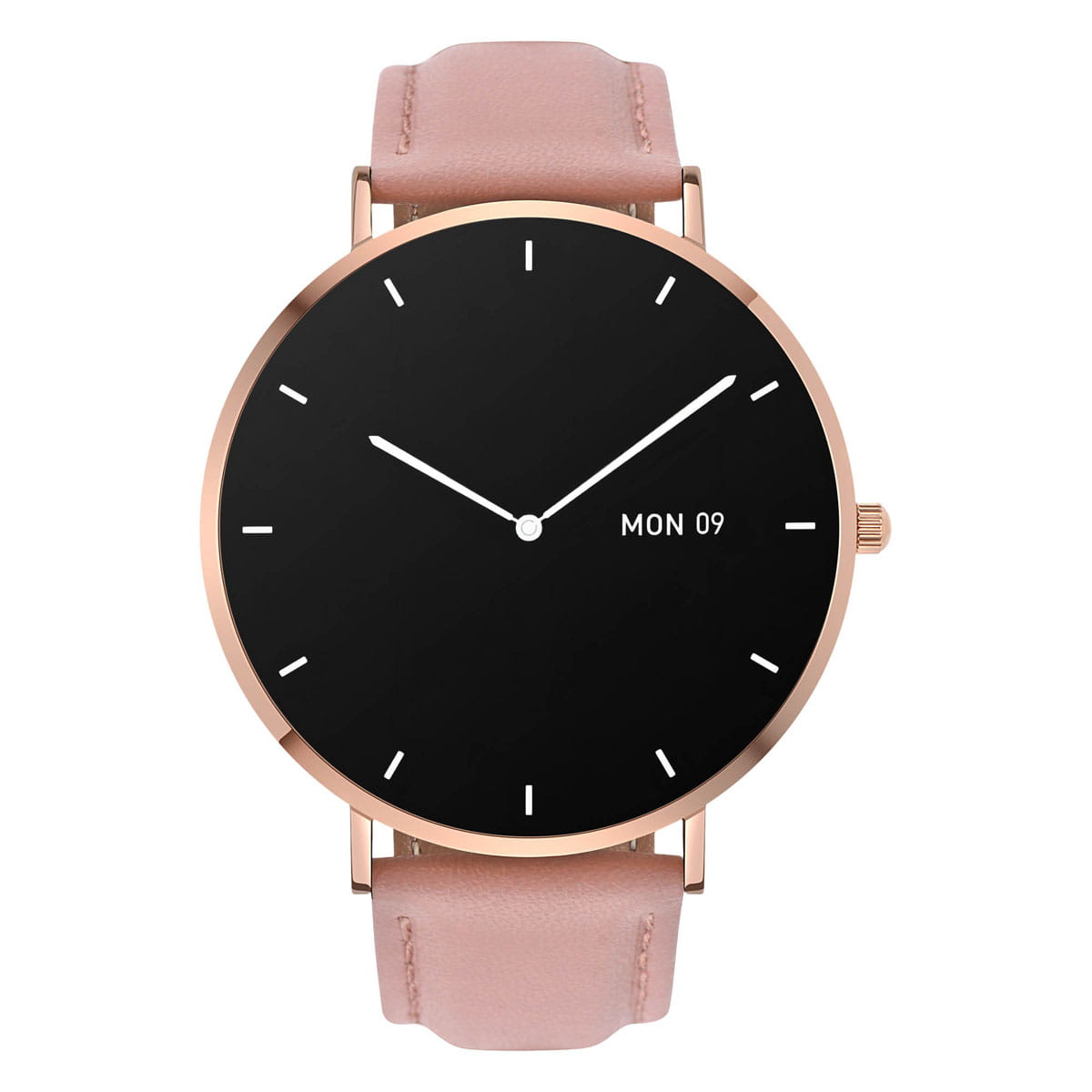 Garett Verona smartwatch pelle oro-rosa