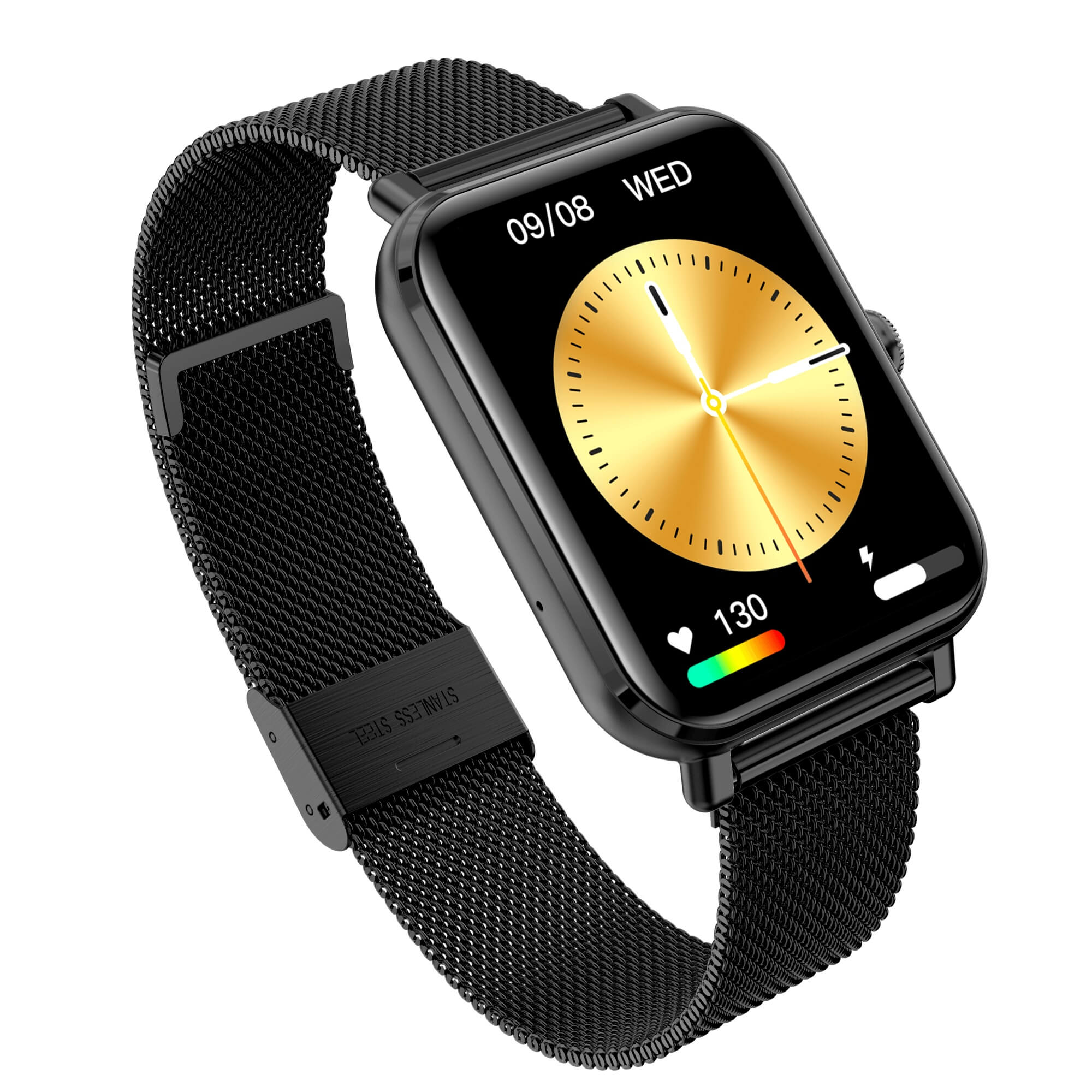 Garett GRC Classic smartwatch nero acciaio AMOLED