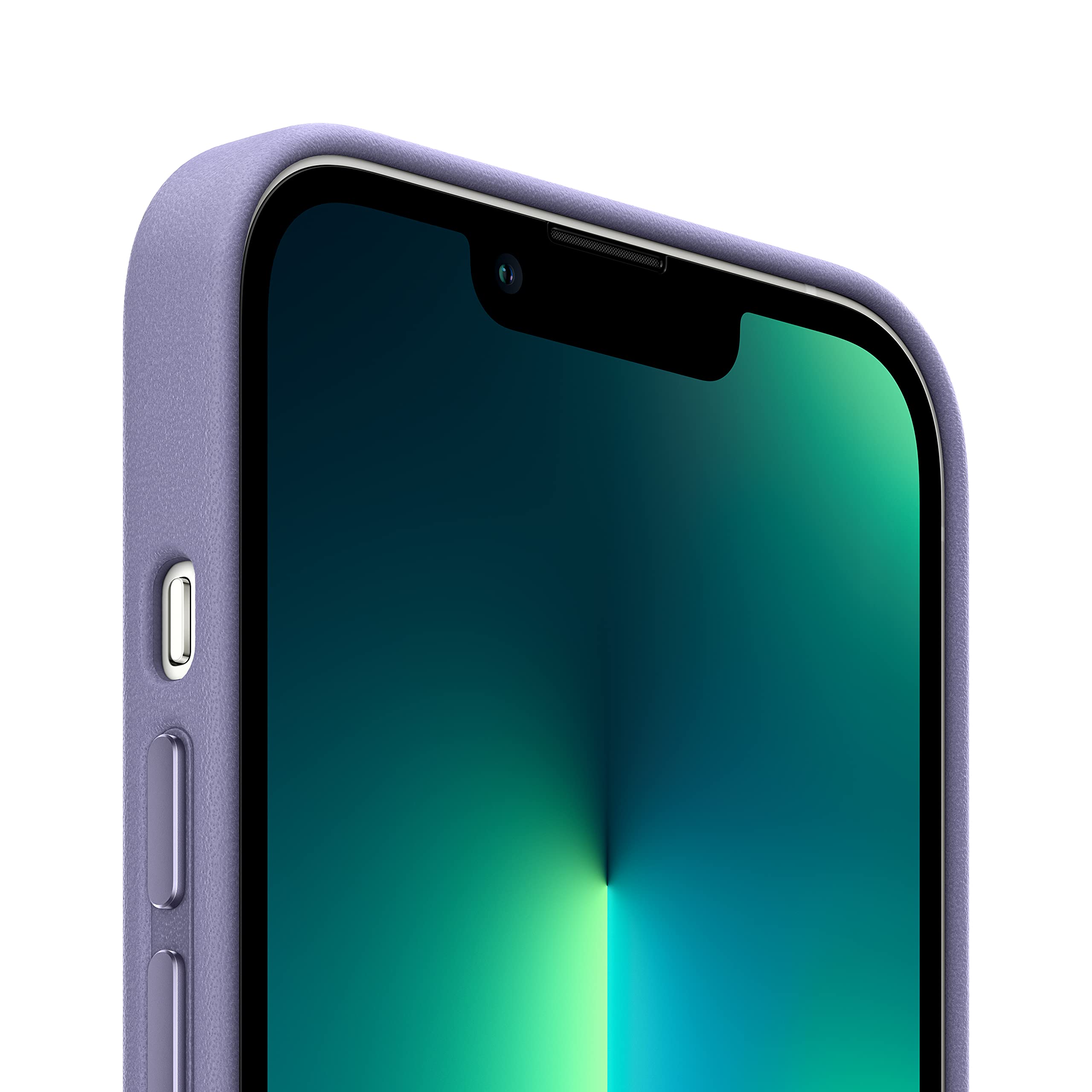 Apple custodia pelle iPhone 13 Pro cover azzurro fiordo