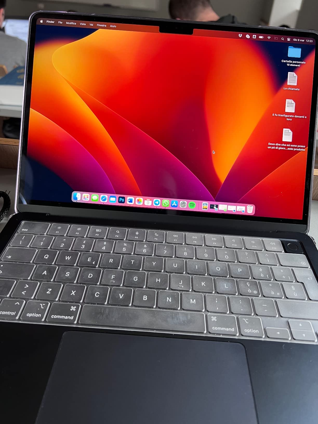 Apple MacBook Air M2 notebook 13,6 8GB 256GB grigio siderale