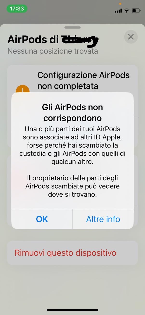 Apple AirPods terza generazione auricolari bluetooth custodia Lightning