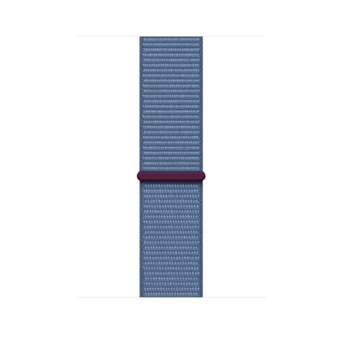 Apple Watch Sport Loop 45 mm Cinturino Blu Inverno Nylon