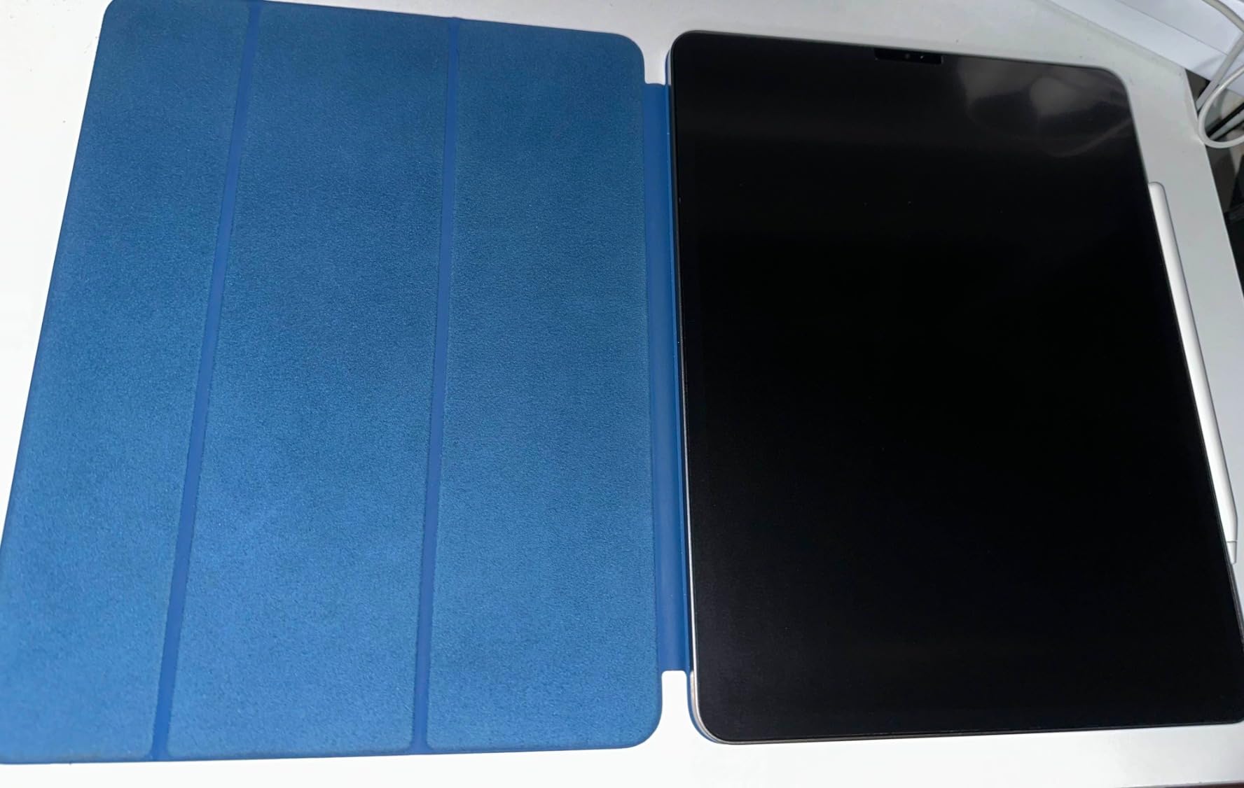 Apple Smart Folio iPad Pro 12,9 5 gen custodia bianca