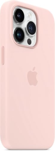 Apple iPhone 14 Pro custodia silicone MagSafe rosa creta