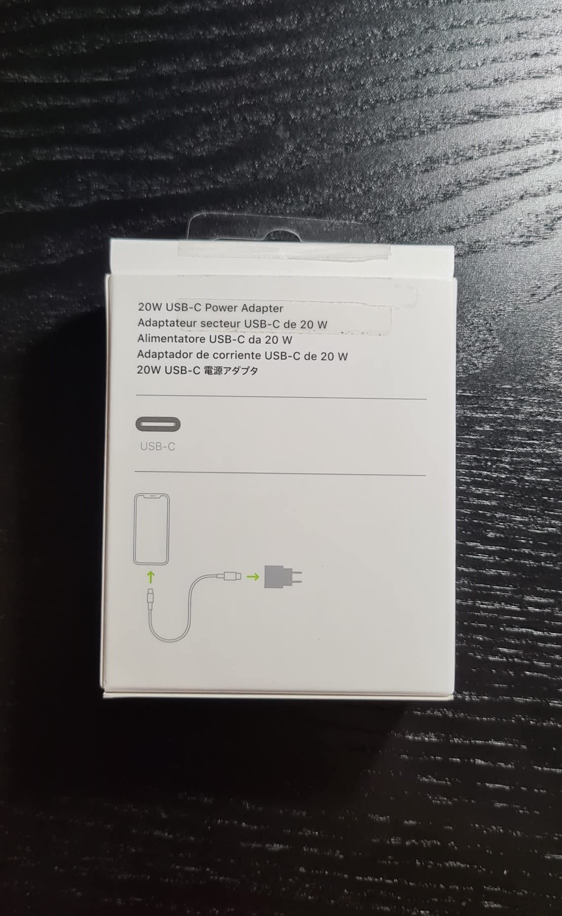 Apple alimentatore USB-C 20W caricabatterie ricarica veloce