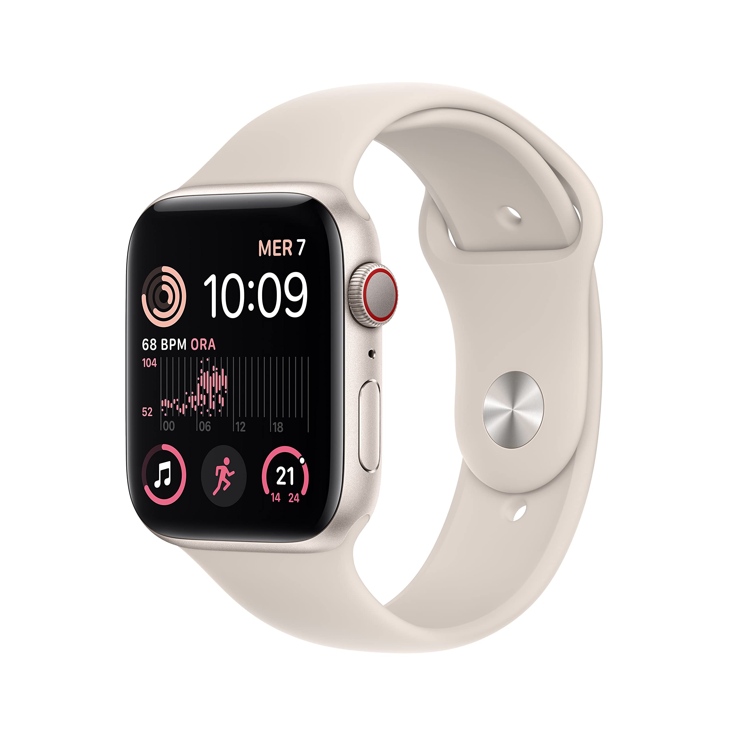 Apple Watch SE 2ª gen. 44mm smartwatch GPS + Cellular galassia