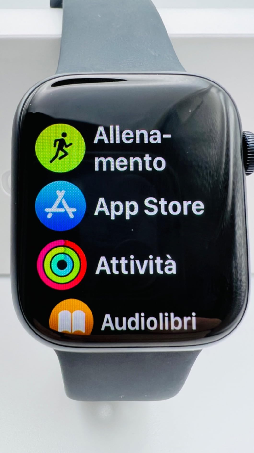 Apple Watch Series 8 GPS+Cellular 45 mm smartwatch Mezzanotte ossigeno