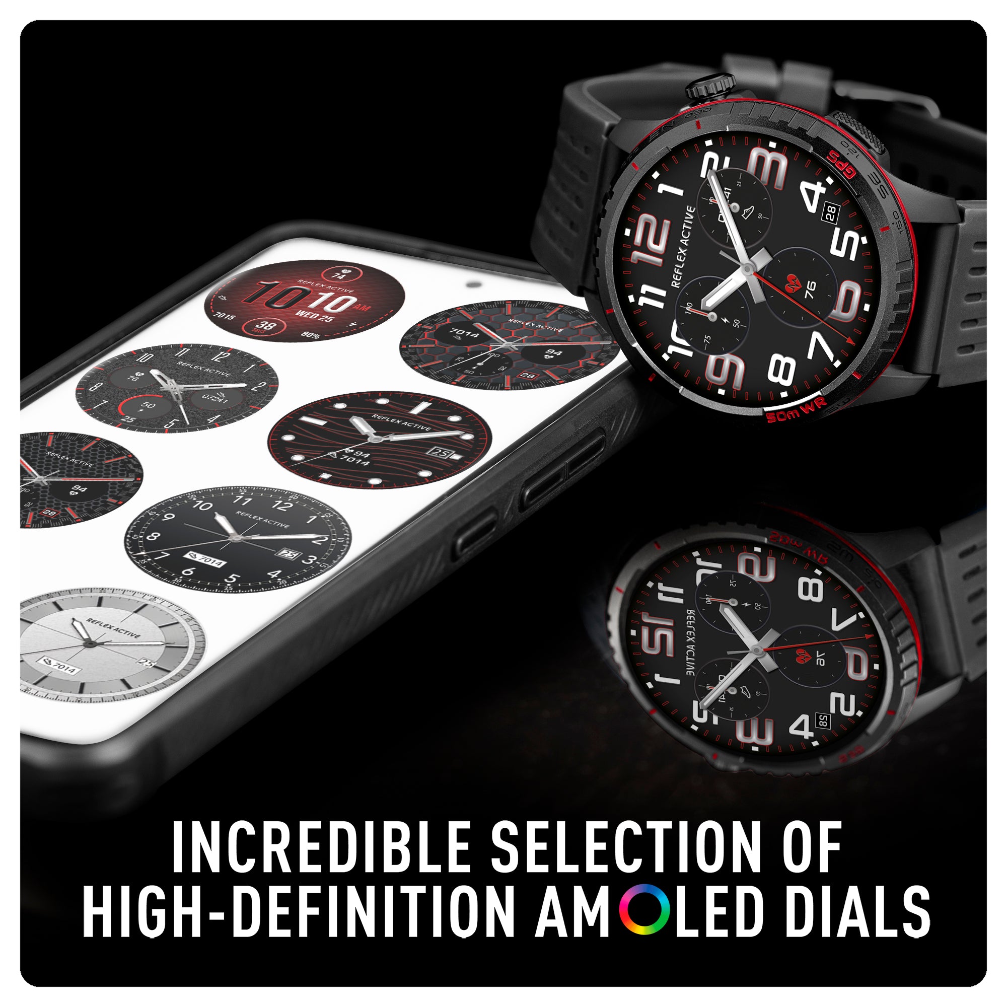 Reflex Active Venture 400 R smartwatch nero GPS AMOLED 50 m