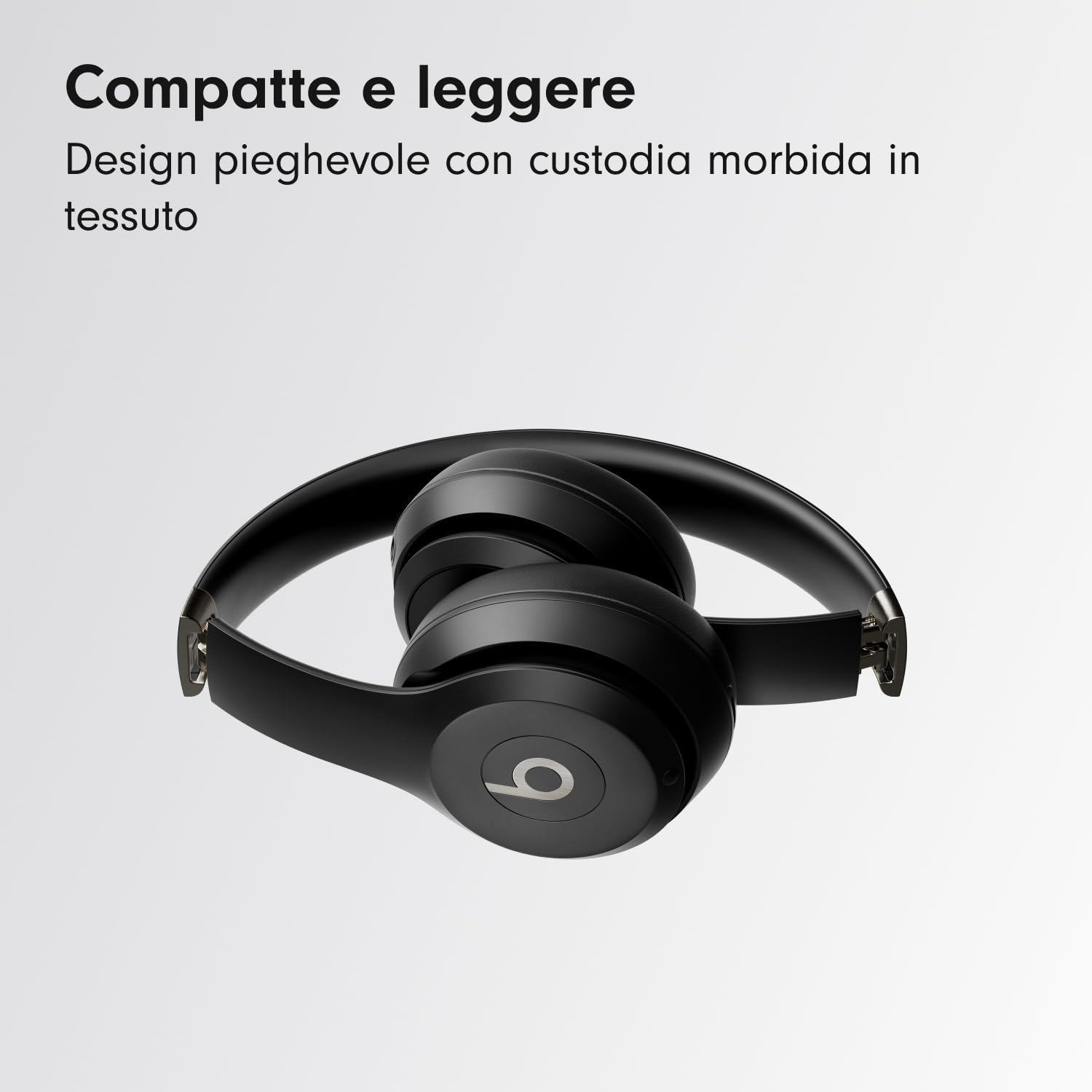 Beats Solo 4 Cuffie On-Ear Nero Opaco 50 Ore Autonomia