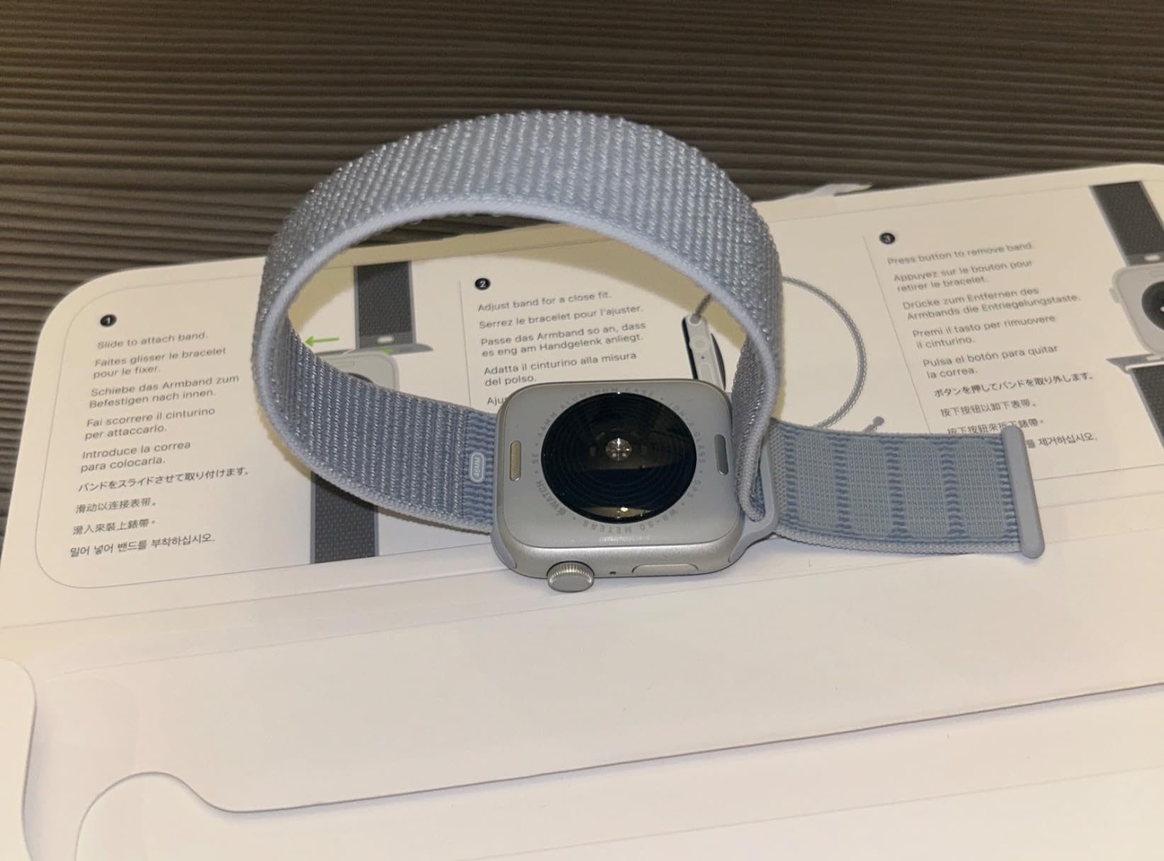 Apple Watch SE 2 gen GPS 44 mm smartwatch Argento Nuvola azzurra