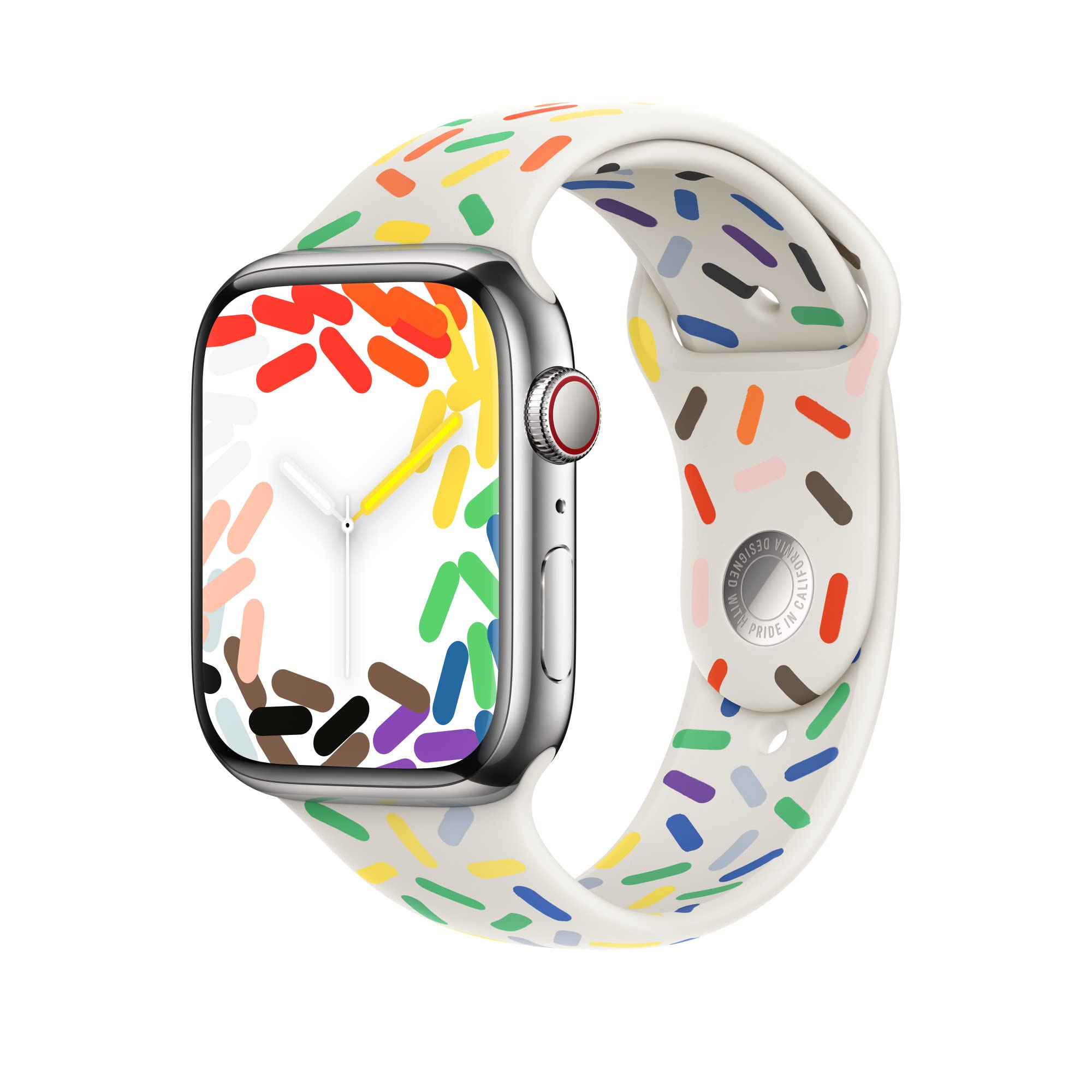 Apple Pride Edition 45mm cinturino sport M/L multicolore