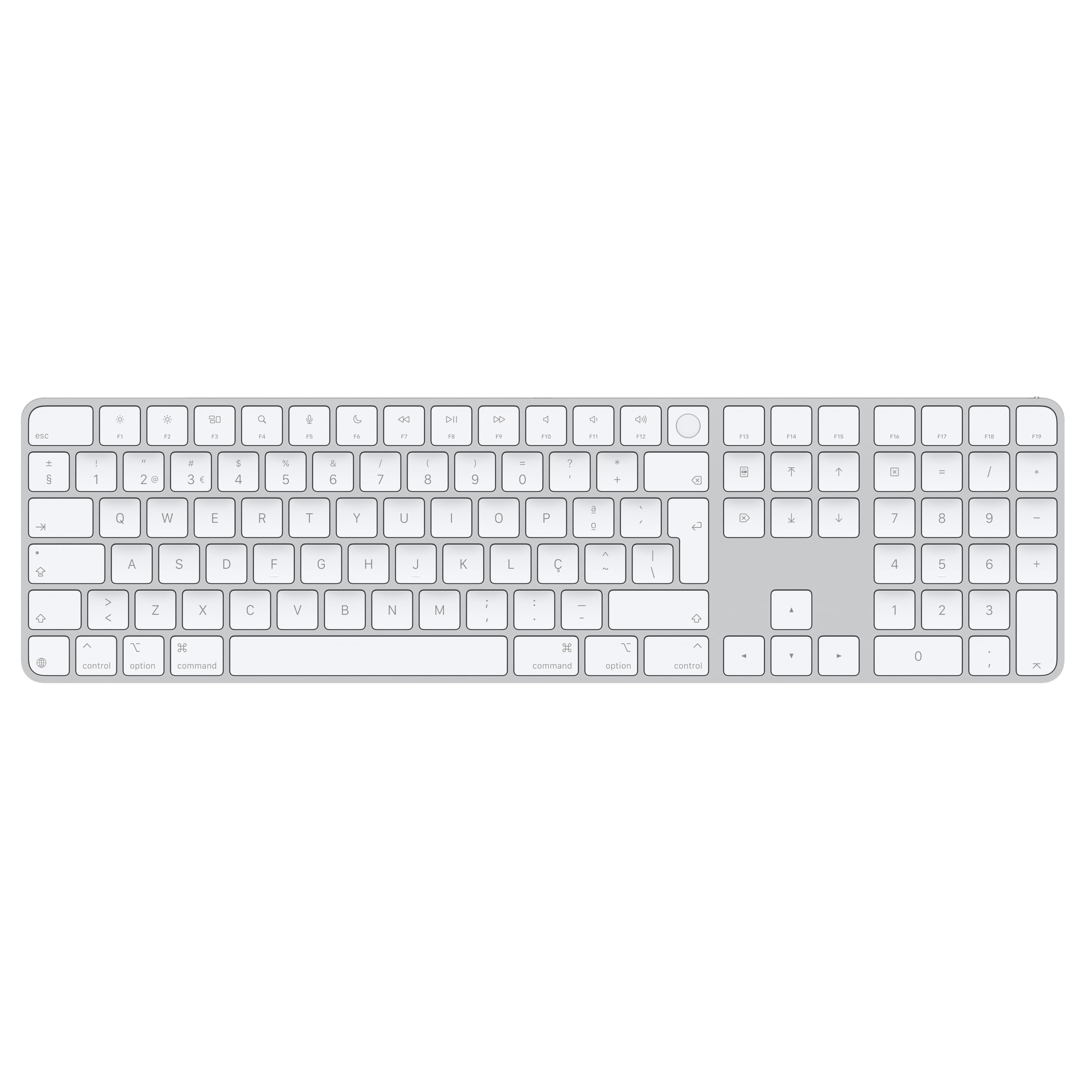 Apple Magic Keyboard Touch ID tastiera italiano tasti bianchi