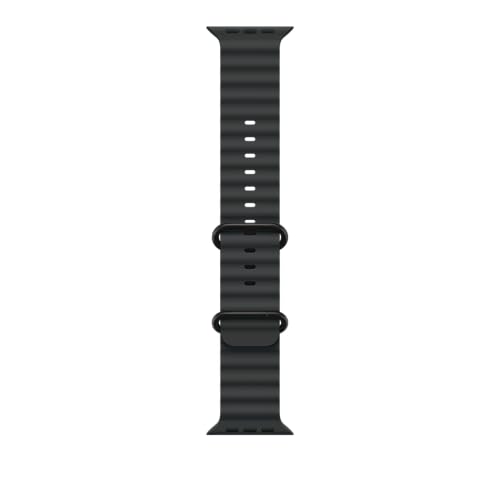 Apple Watch Ocean Band 49 mm cinturino nero elastomero