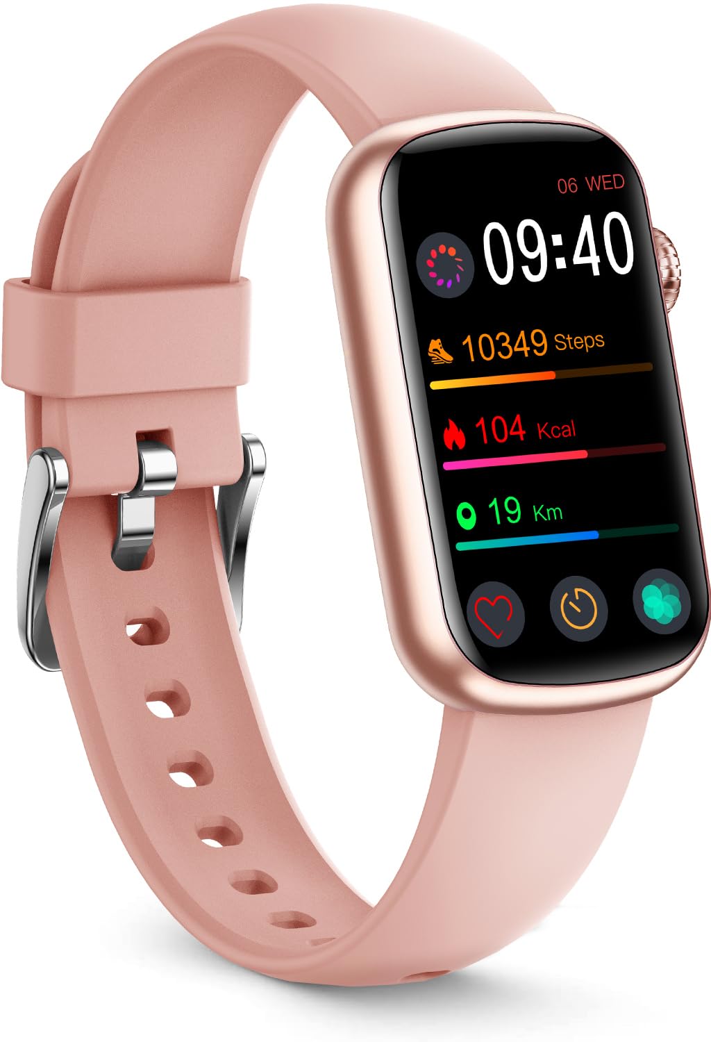 Fitvii Slim fitness tracker smartwatch pressione IP68