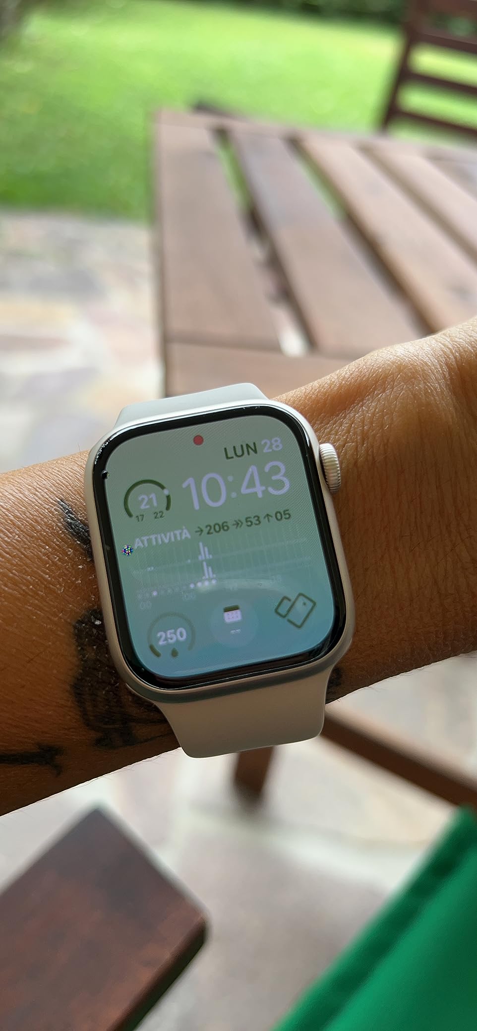 Apple Watch Series 8 GPS 41mm smartwatch galassia ossigeno sangue