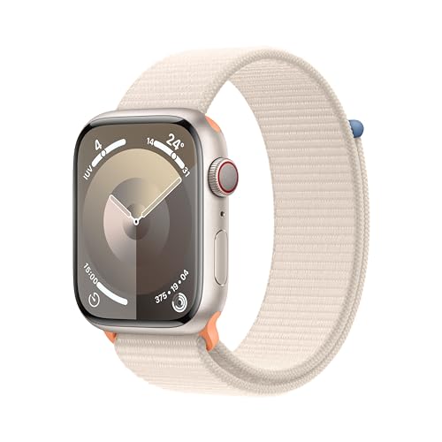 Apple Watch Series 9 GPS Cellular 45mm smartwatch galassia