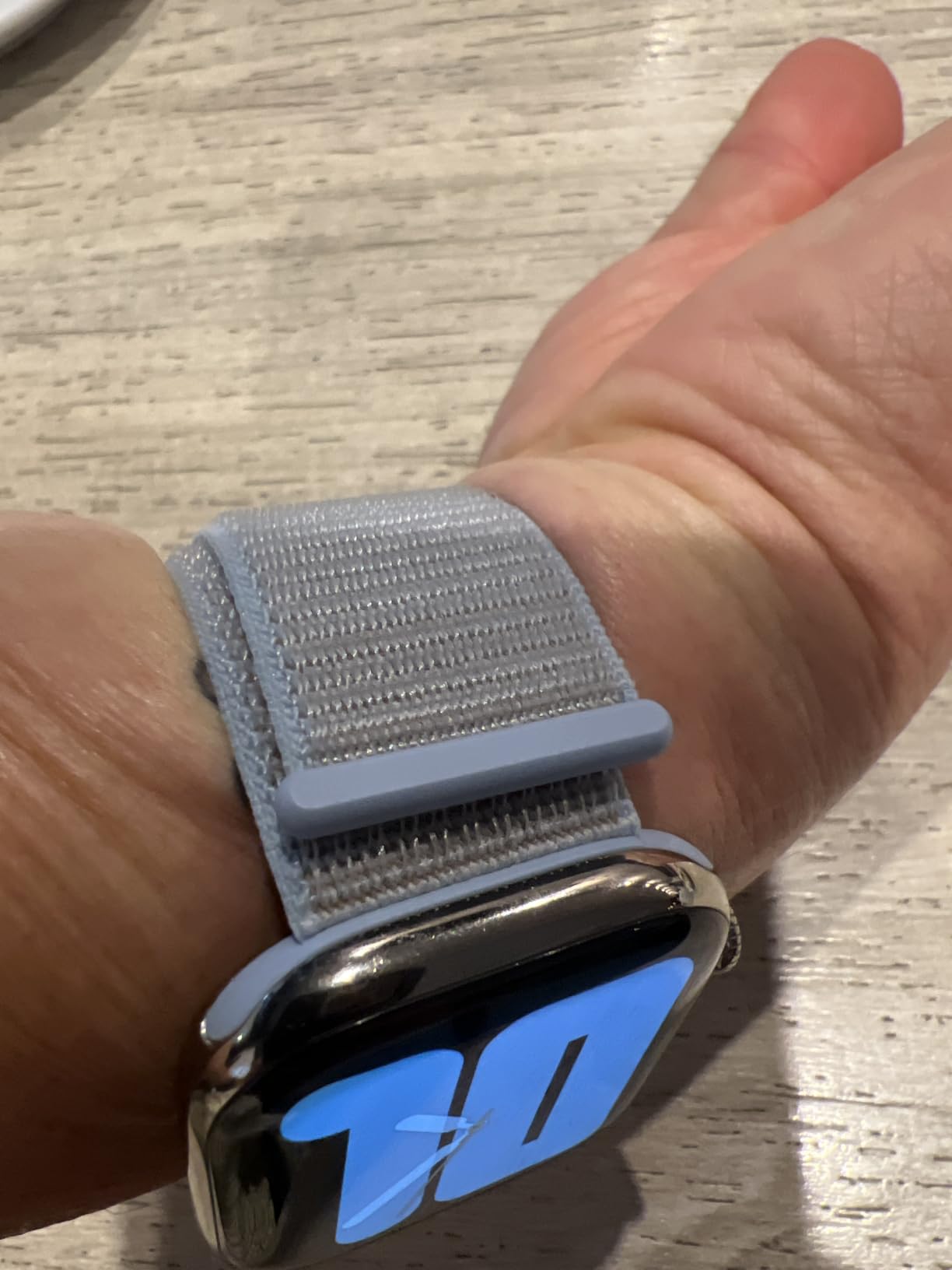 Apple Sport Loop 46 mm cinturino grigio scuro XL nylon