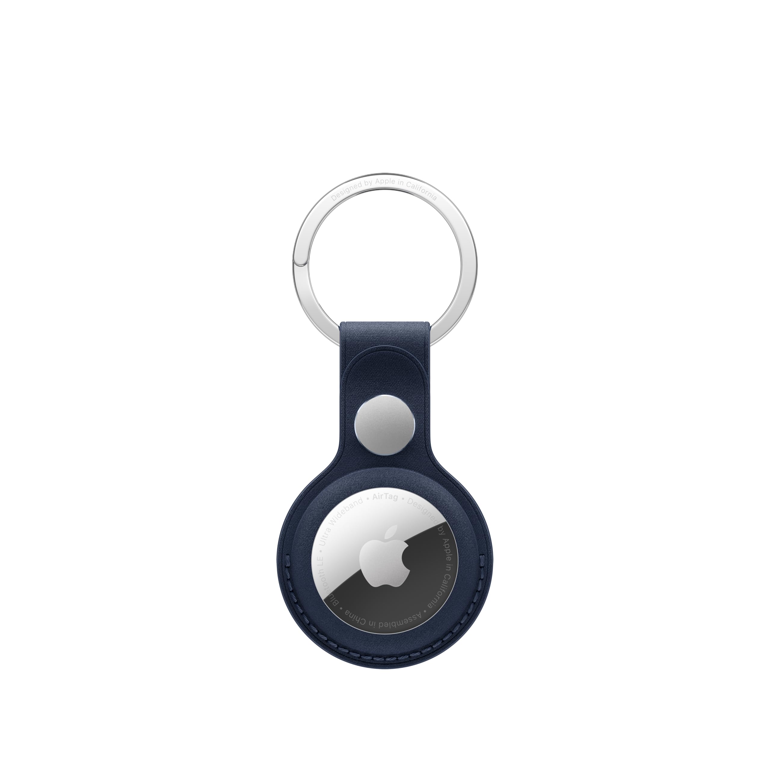 Apple AirTag Portachiavi FineWoven Blu Profondo acciaio