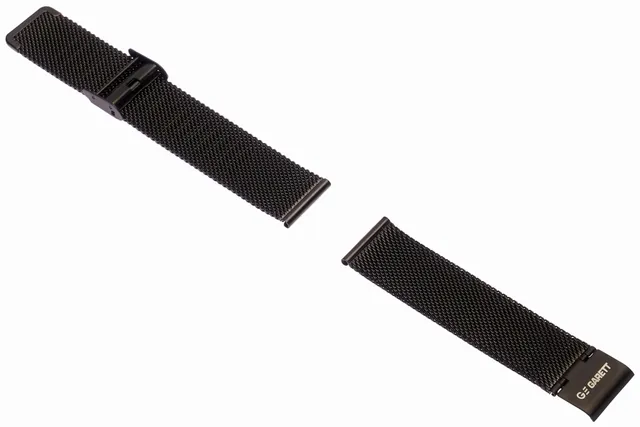 Garett Sport 26 cinturino acciaio nero 20 mm fibbia