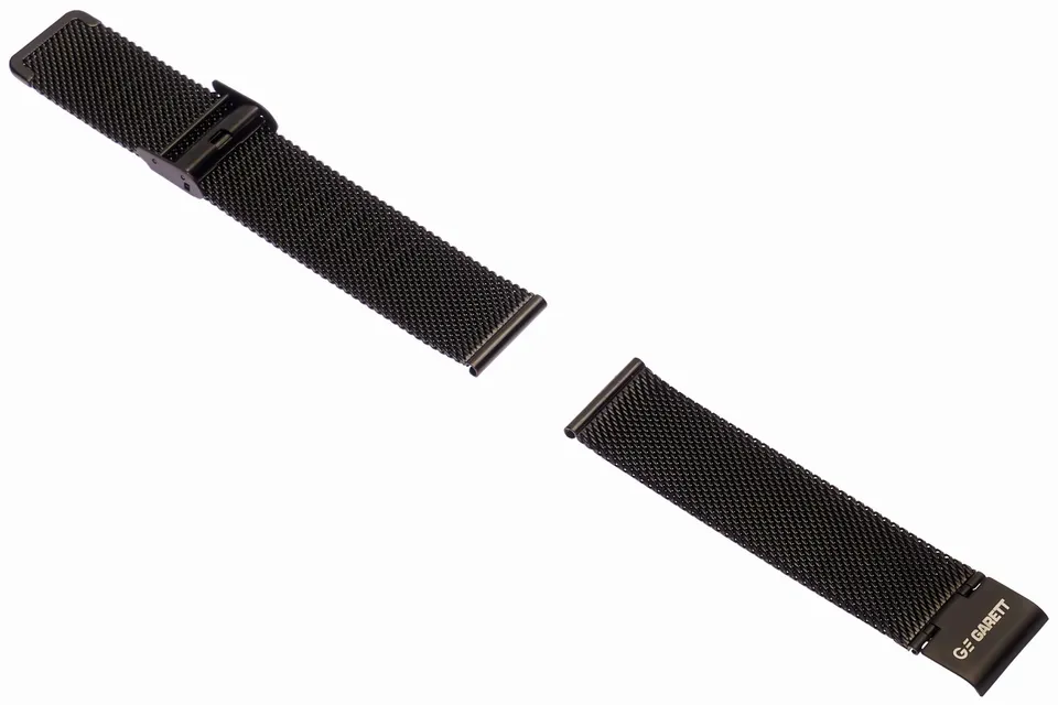 Garett Sport 26 cinturino acciaio nero 20 mm fibbia