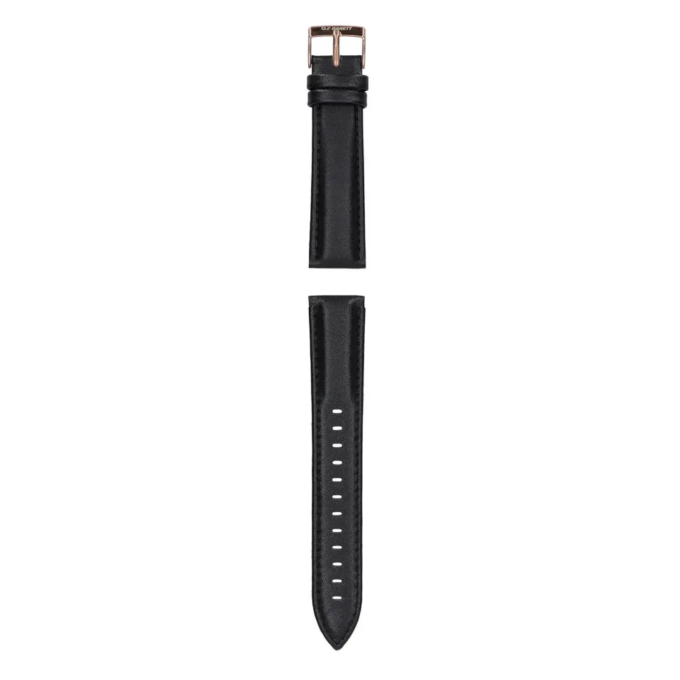 Garett Universal cinturino in pelle nero 20 mm