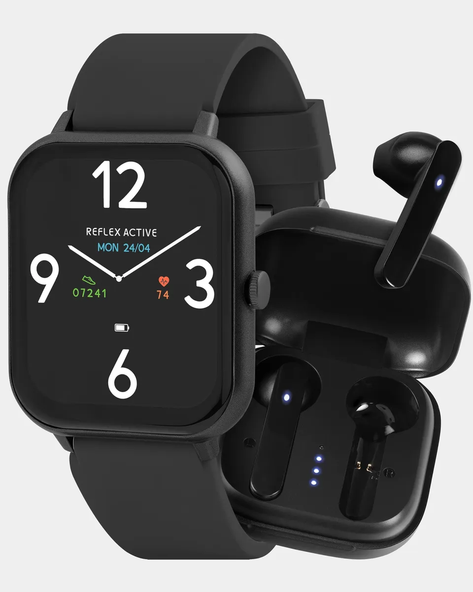 Reflex Active Series 17 smartwatch nero con auricolari TWS