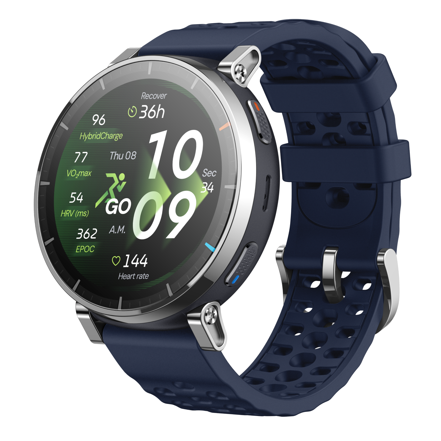 Amazfit Active 3 Premium smartwatch Apex Silver AMOLED