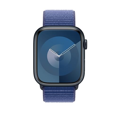 Apple Sport Loop 45 mm cinturino blu oceano nylon