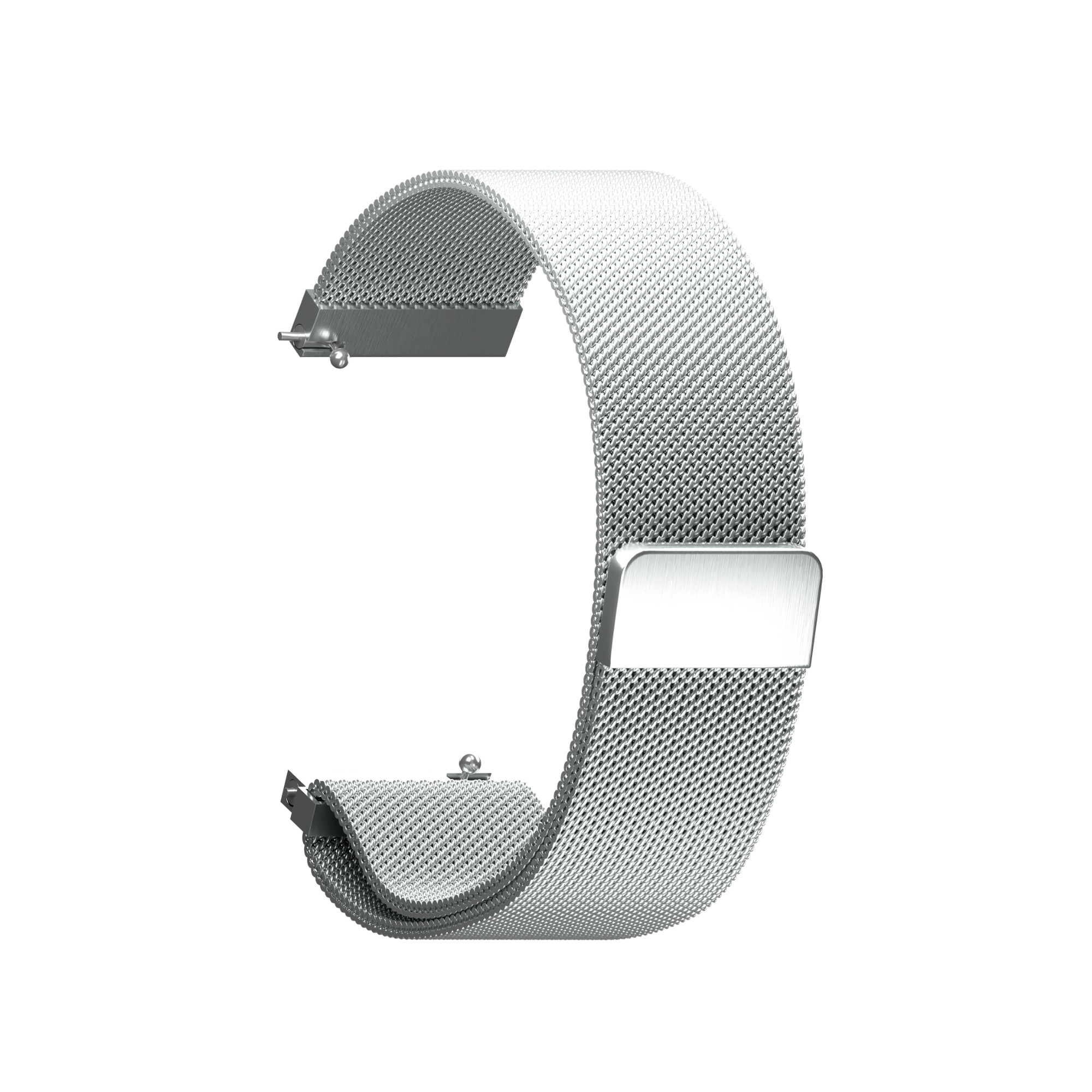 Maoo cinturino milanese argento 20 mm / 22 mm