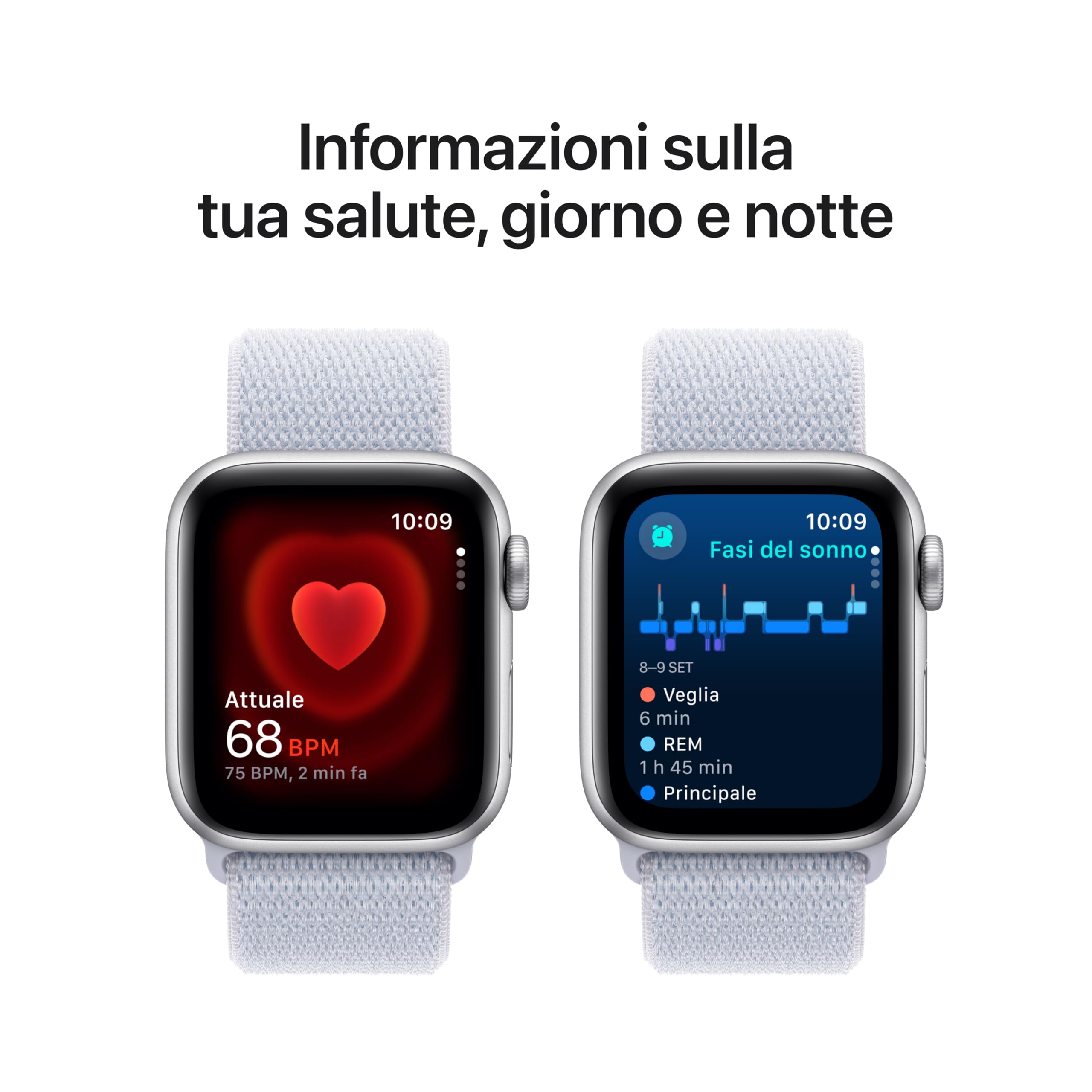 Apple Watch SE 2 gen GPS Cellular 40mm smartwatch Argento Nuvola