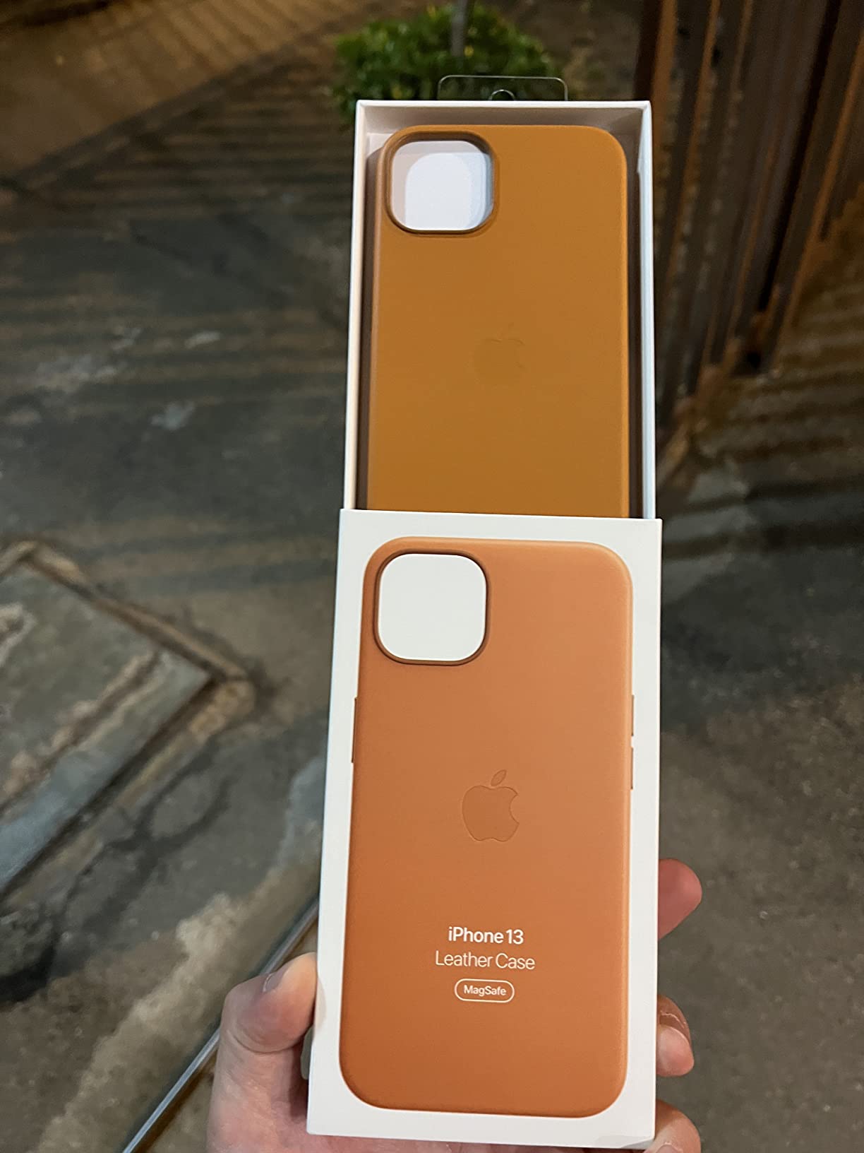 Apple iPhone 13 custodia in pelle Glicine MagSafe