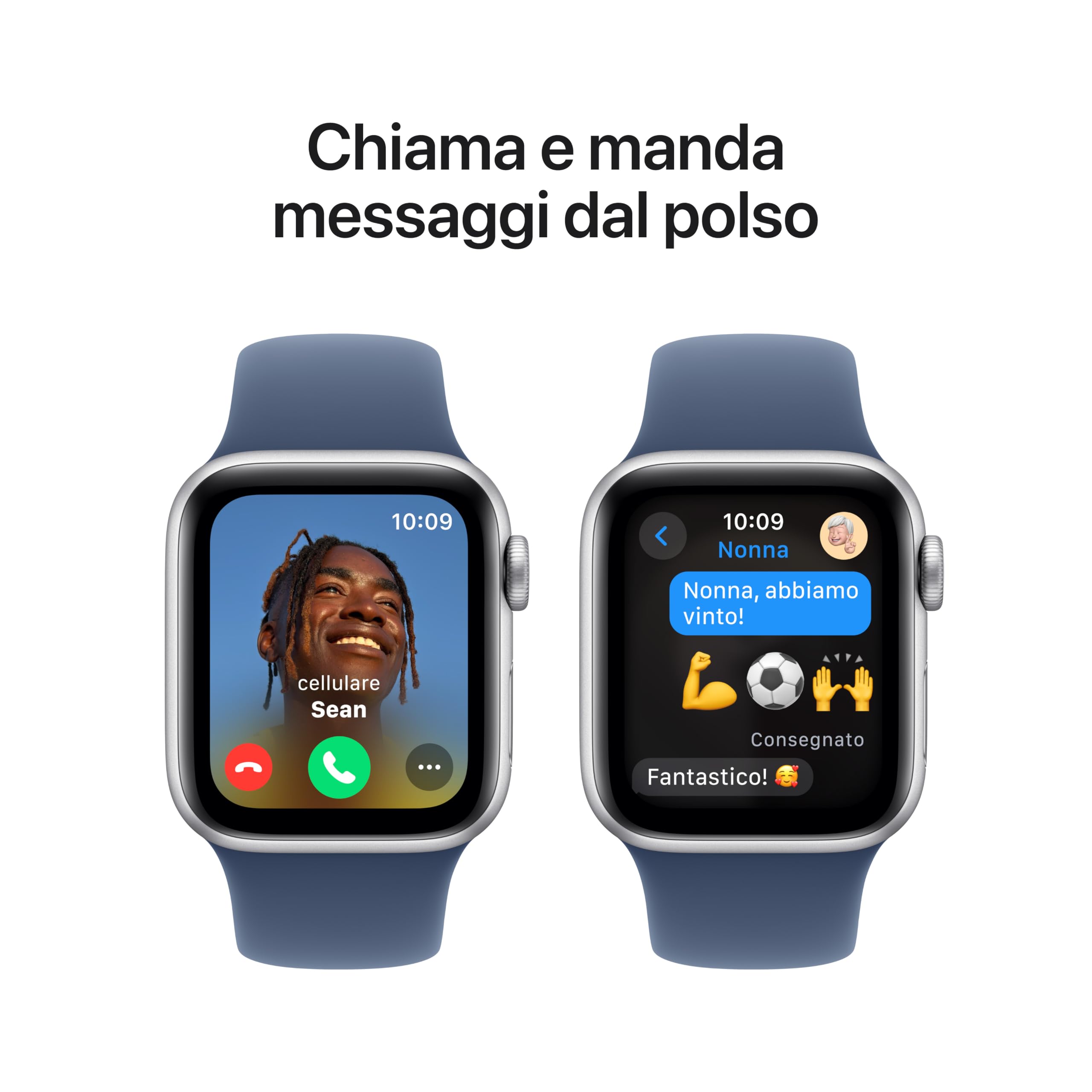 Apple Watch SE 2ª gen. smartwatch GPS 40 mm argento fitness