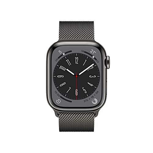 Apple Watch Series 8 41mm smartwatch cellular acciaio grafite