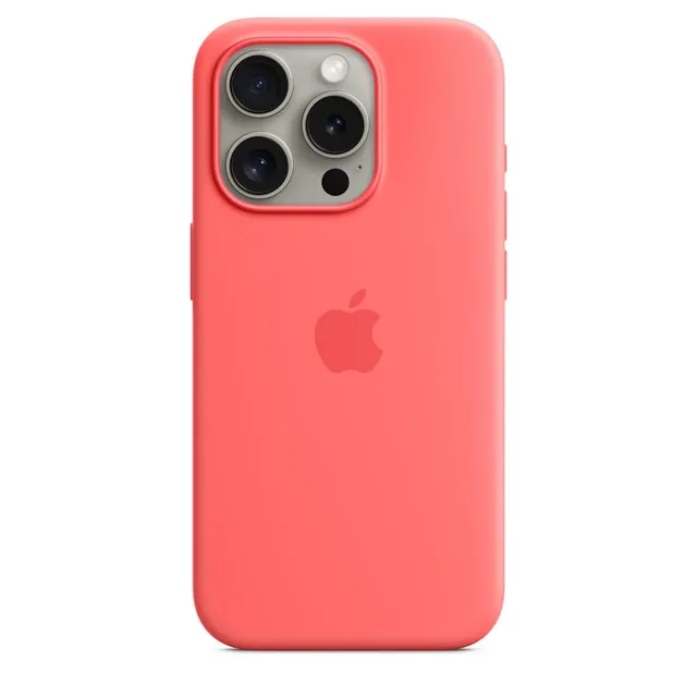 Apple iPhone 15 Pro Custodia MagSafe Silicone Guava