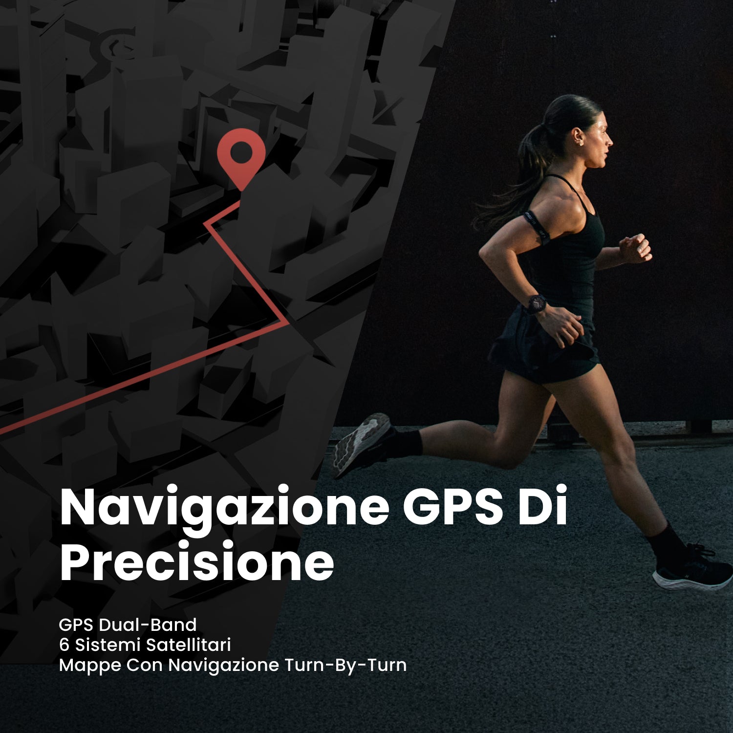 Amazfit Balance 3 smartwatch nero titanio 21 giorni batteria