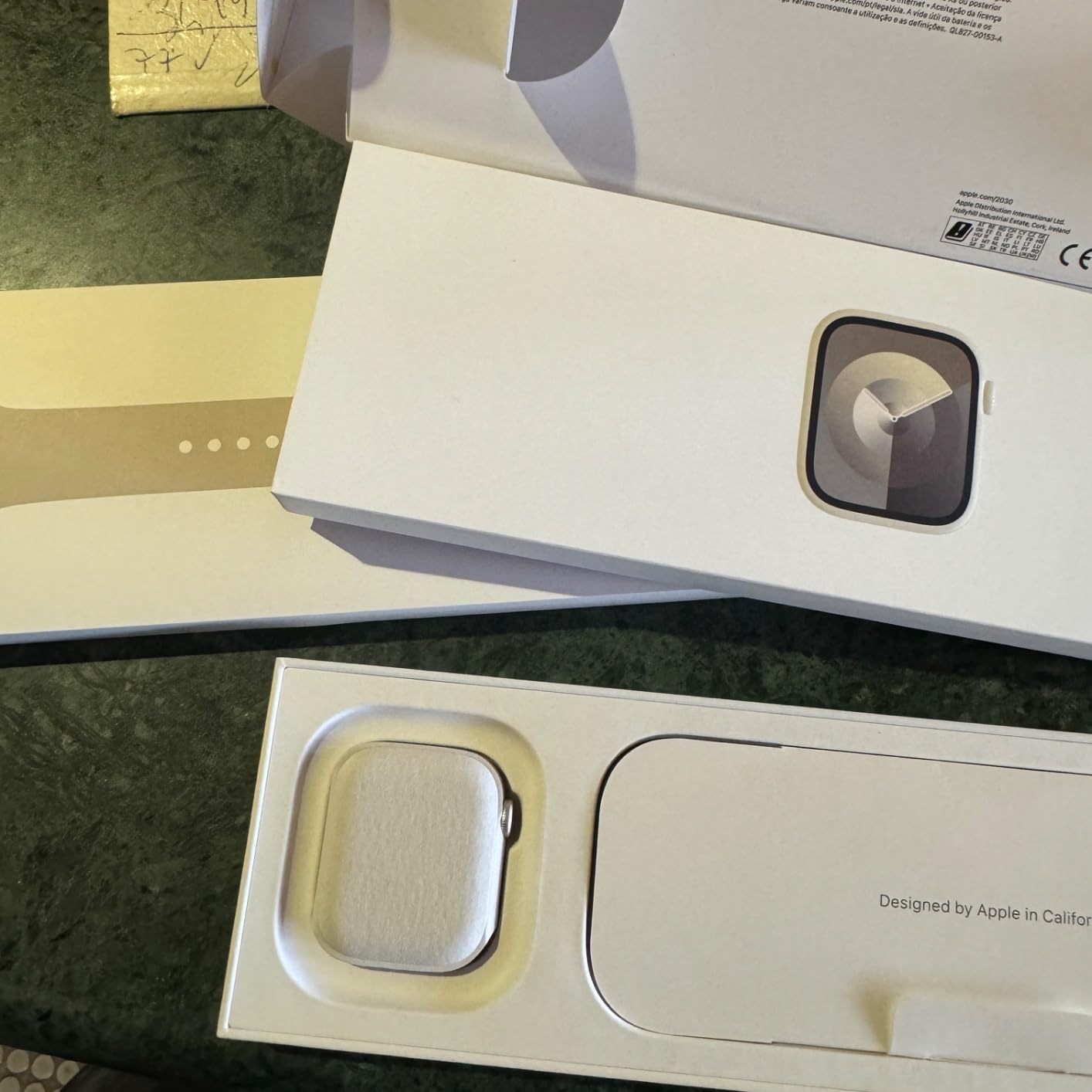 Apple Watch Series 9 41mm smartwatch GPS argento S/M