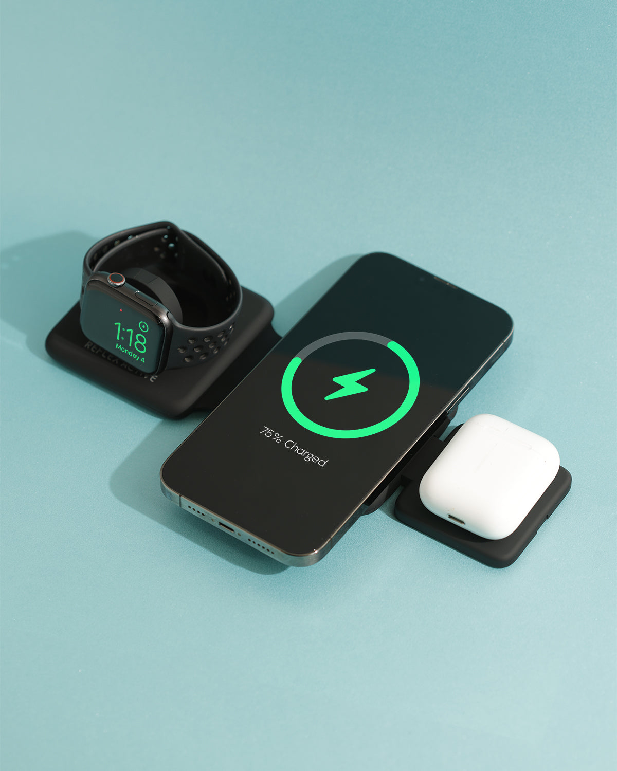 Reflex Active Travel 3 in 1 stazione ricarica wireless pieghevole