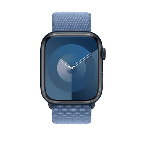 Apple Watch Sport Loop 45 mm Cinturino Blu Inverno Nylon