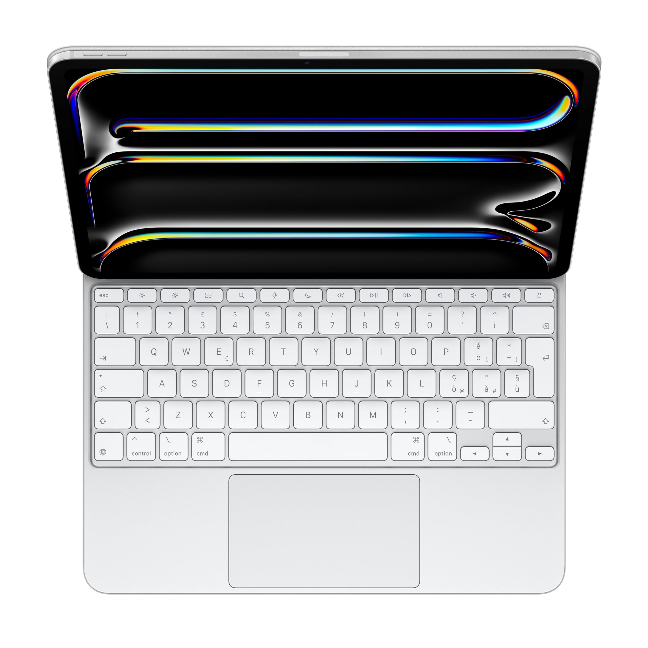 Apple Magic Keyboard iPad Pro 13 M4 tastiera italiano bianco trackpad