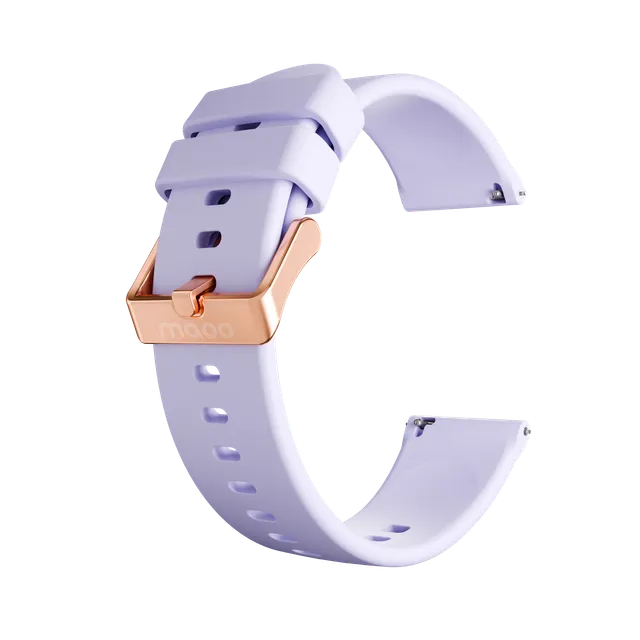 Maoo Cinturino Smartwatch in Silicone Viola Oro 22mm