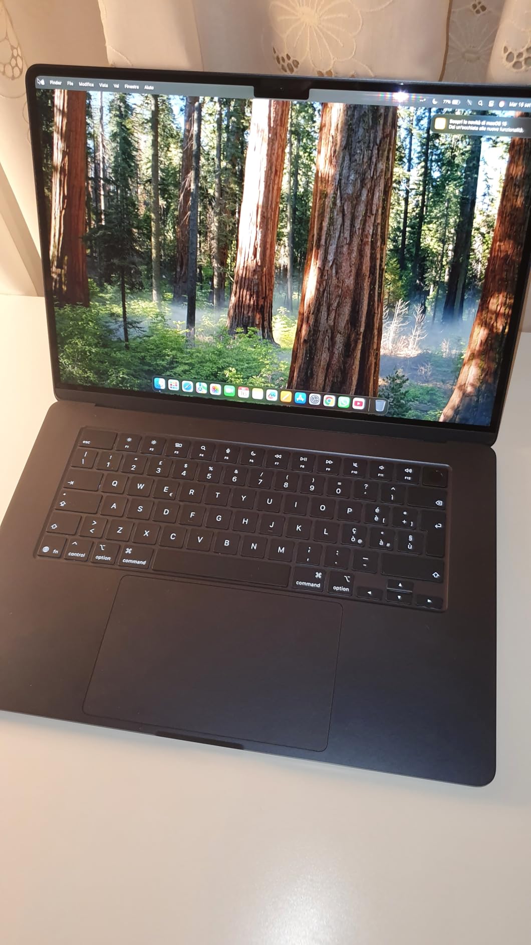 Apple MacBook Air 15 M4 2025 portatile 16/256GB Argento 18 ore