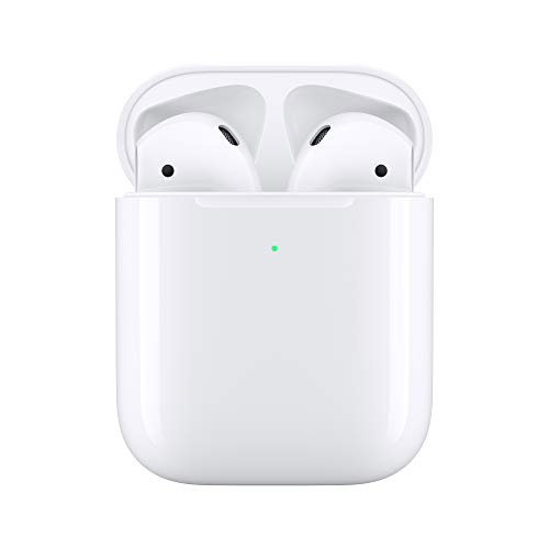 Apple AirPods auricolari wireless custodia ricarica Qi