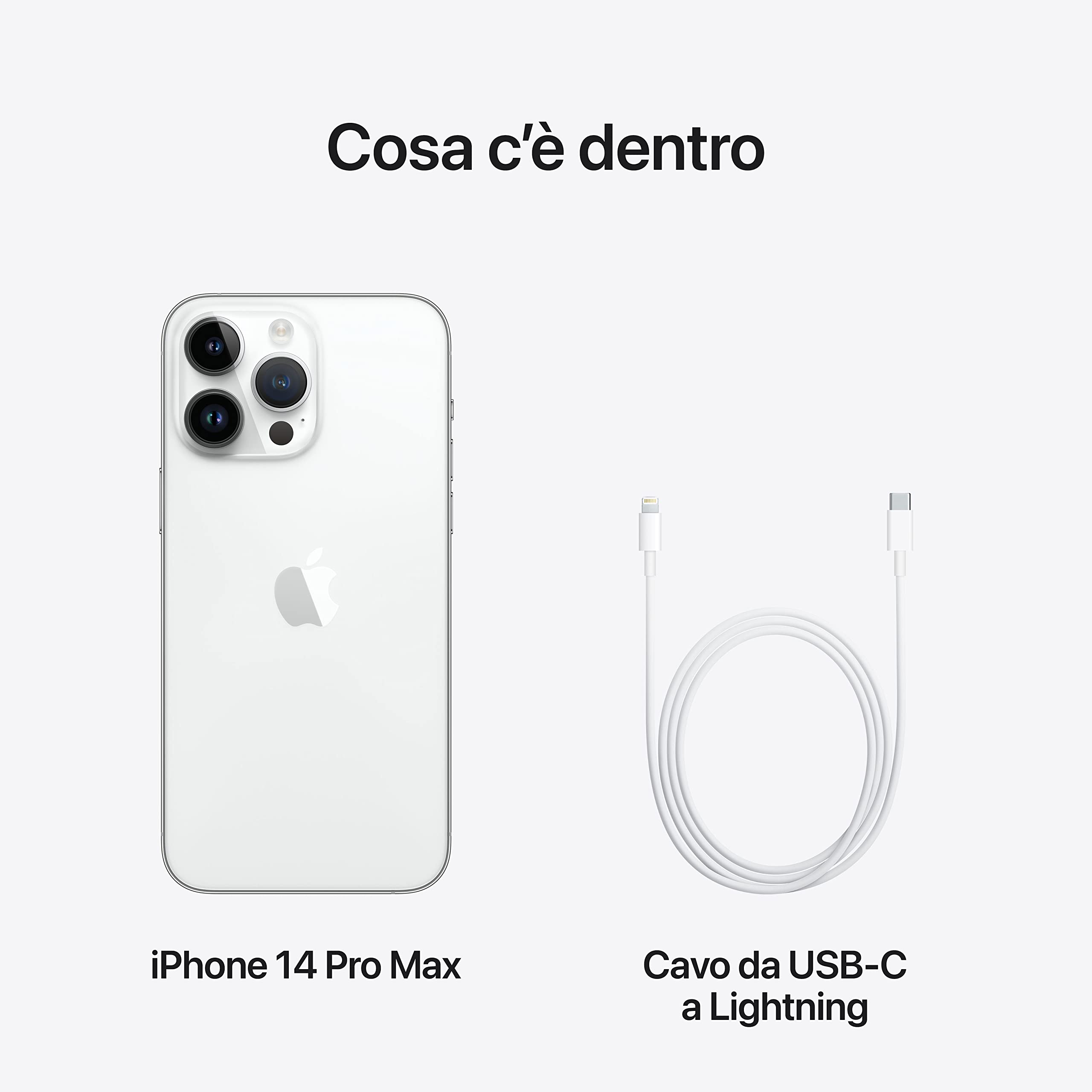 Apple iPhone 14 Pro Max 128GB smartphone argento