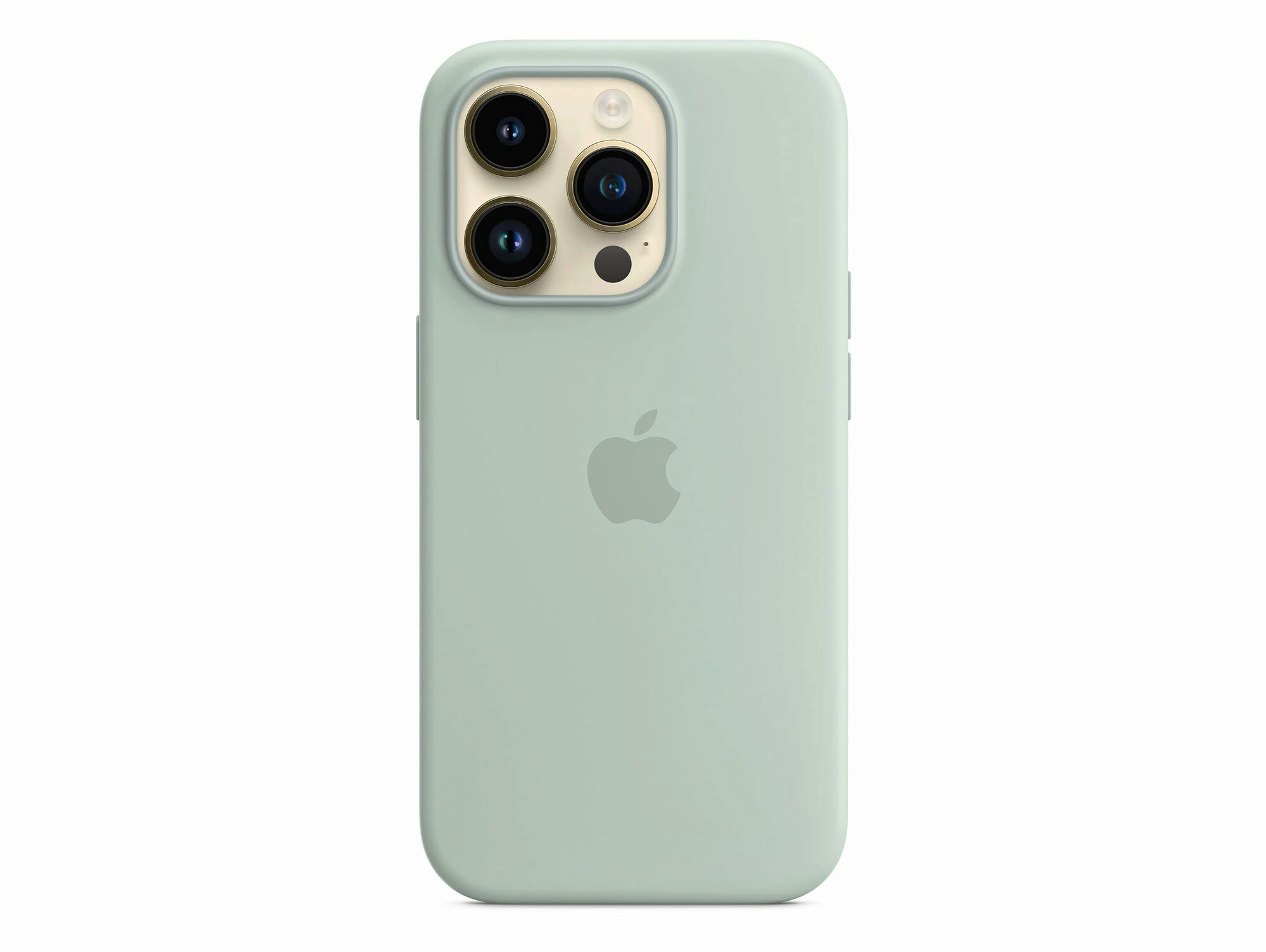 Apple custodia silicone MagSafe iPhone 14 Pro agave
