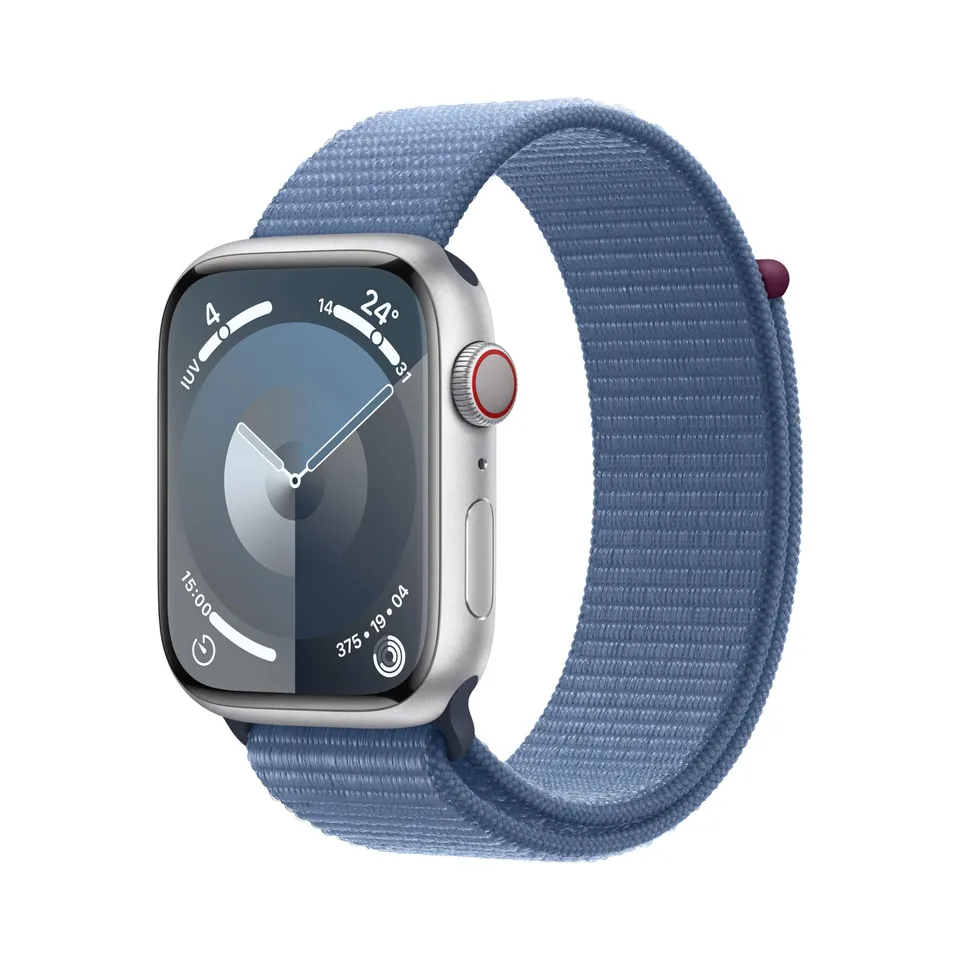 Apple Watch Series 9 GPS Cellular 45mm smartwatch argento
