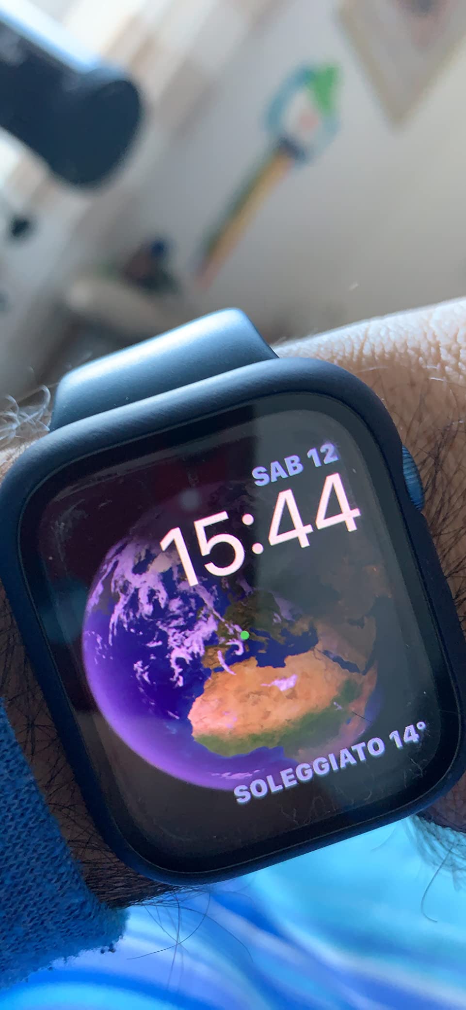 Apple Watch Series 7 smartwatch 45mm GPS+Cellular blu alluminio
